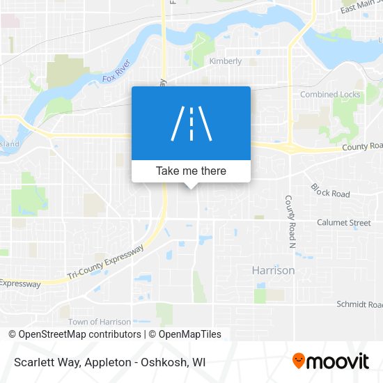 Mapa de Scarlett Way
