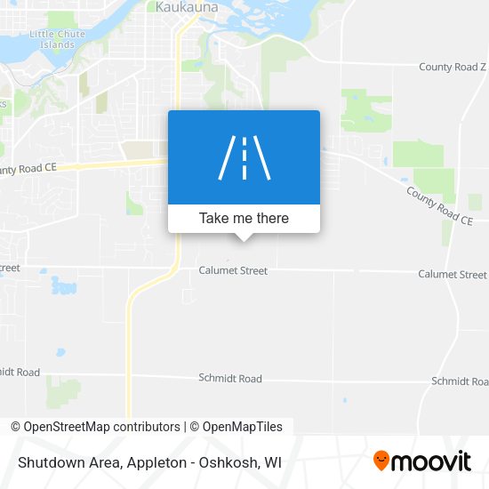 Shutdown Area map