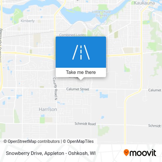 Snowberry Drive map