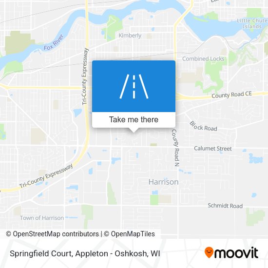 Mapa de Springfield Court