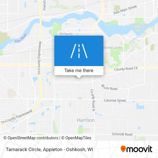 Tamarack Circle map