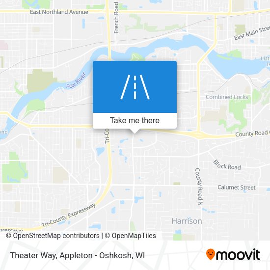 Theater Way map