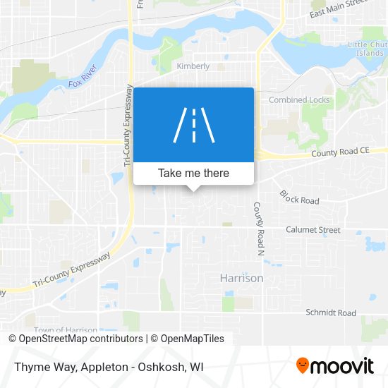 Thyme Way map