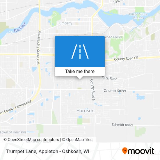 Mapa de Trumpet Lane