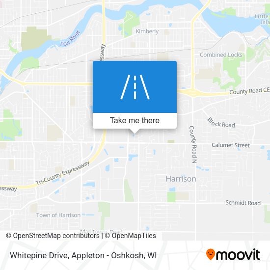 Whitepine Drive map