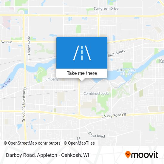Mapa de Darboy Road