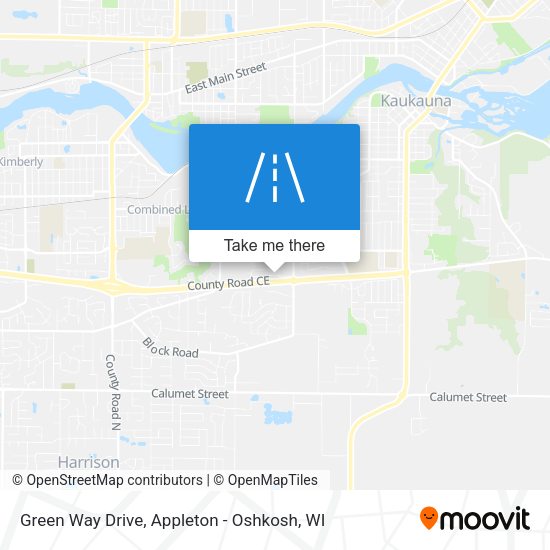 Green Way Drive map