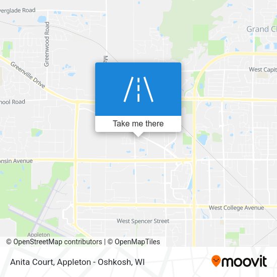 Anita Court map