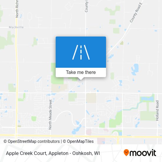 Mapa de Apple Creek Court