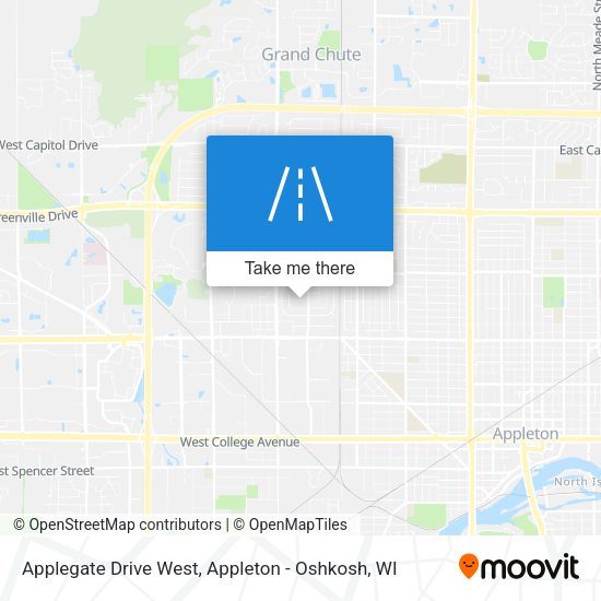 Mapa de Applegate Drive West