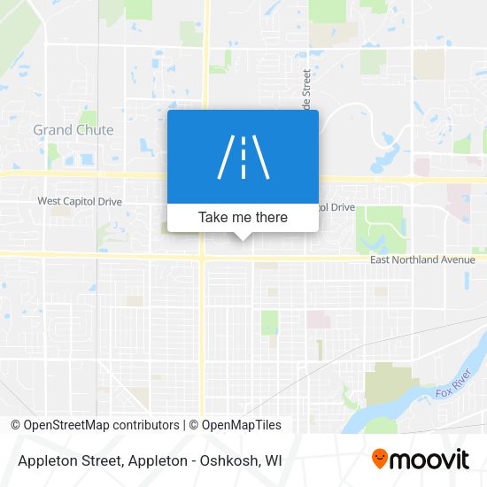 Appleton Street map