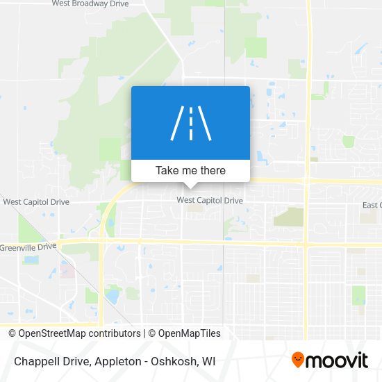 Mapa de Chappell Drive