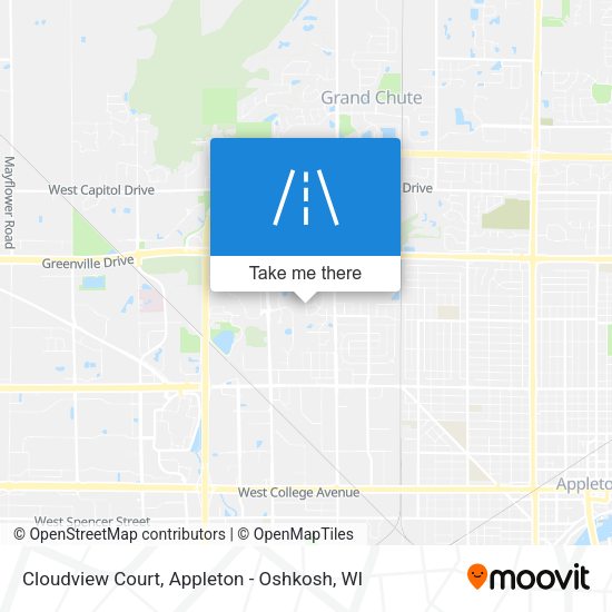 Cloudview Court map