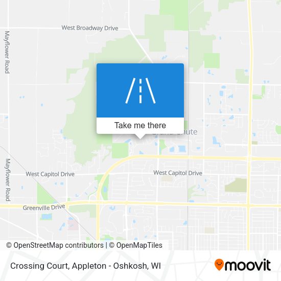 Mapa de Crossing Court
