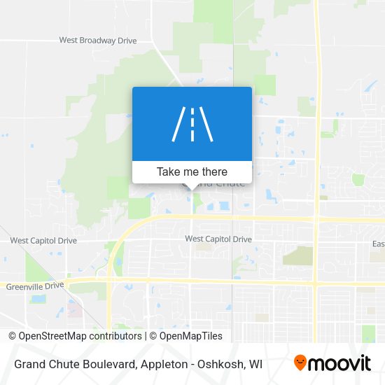 Mapa de Grand Chute Boulevard