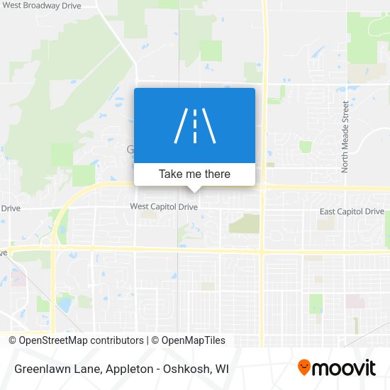 Mapa de Greenlawn Lane