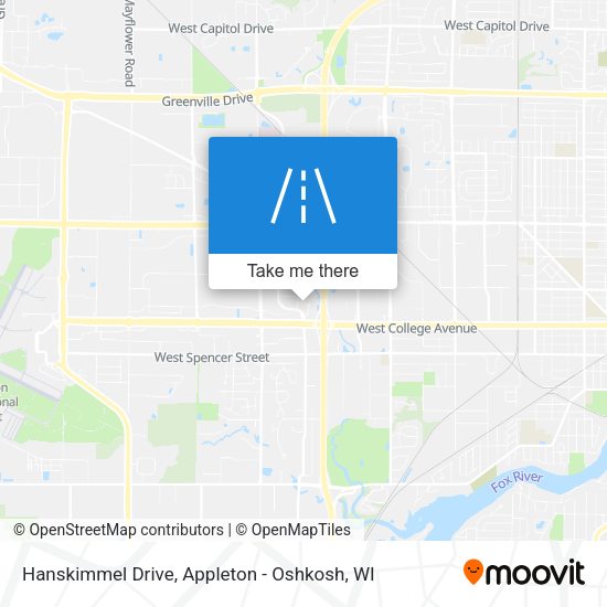 Hanskimmel Drive map