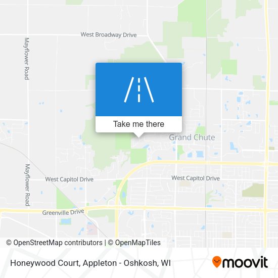 Mapa de Honeywood Court