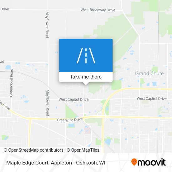 Mapa de Maple Edge Court