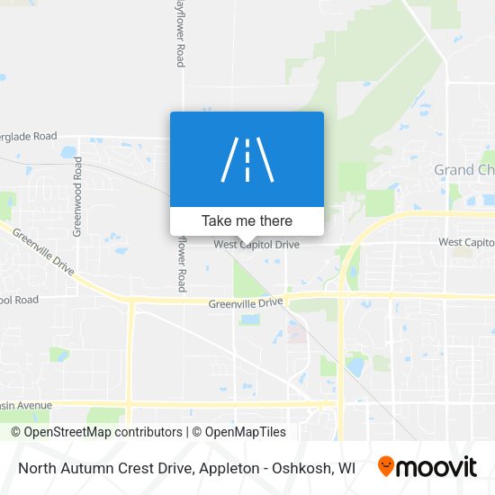 North Autumn Crest Drive map