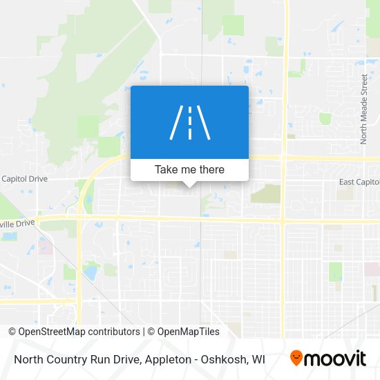 Mapa de North Country Run Drive