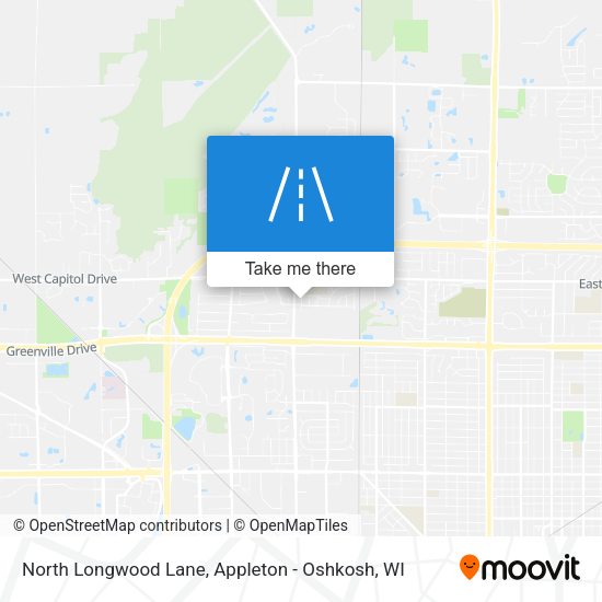 North Longwood Lane map