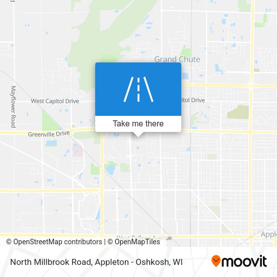 North Millbrook Road map