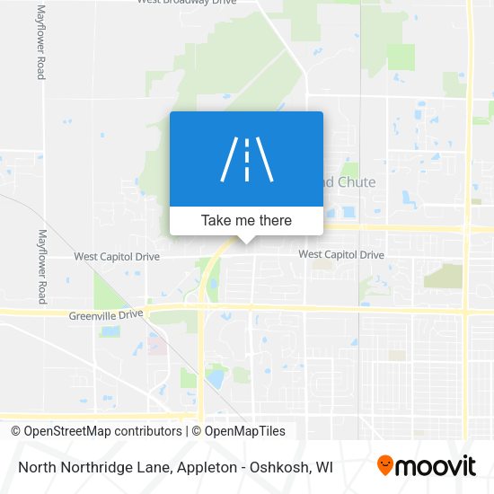 Mapa de North Northridge Lane