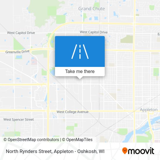 North Rynders Street map