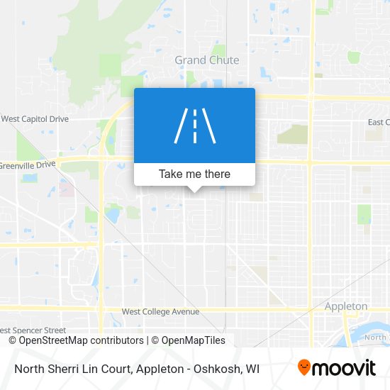 North Sherri Lin Court map