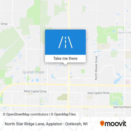 North Star Ridge Lane map