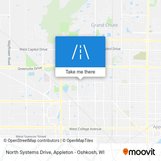 North Systems Drive map