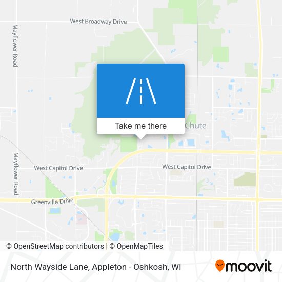 North Wayside Lane map