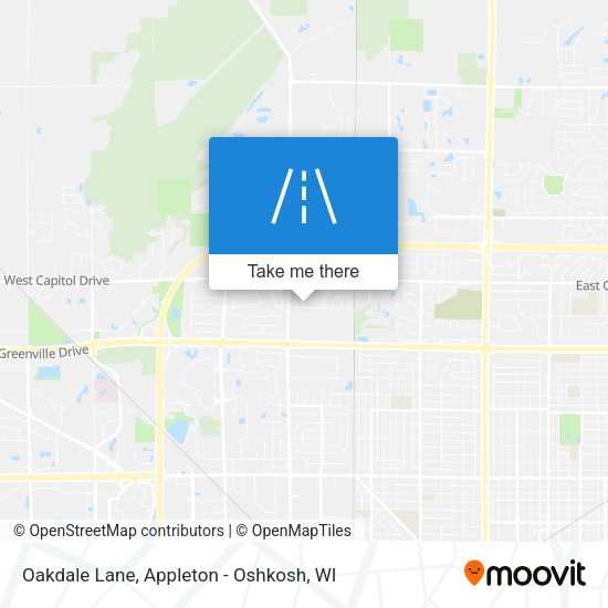 Mapa de Oakdale Lane
