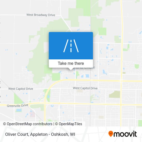 Mapa de Oliver Court