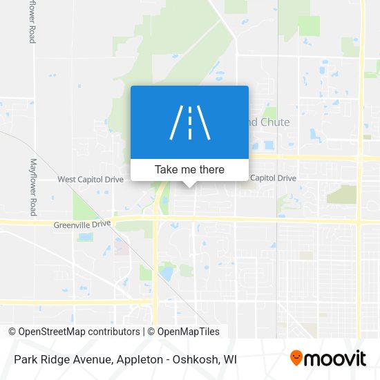 Mapa de Park Ridge Avenue