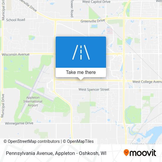 Pennsylvania Avenue map