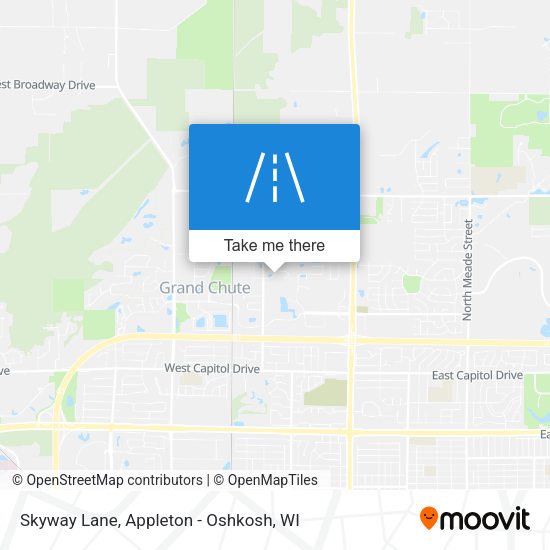 Skyway Lane map
