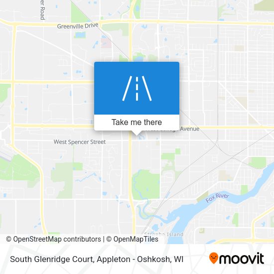 Mapa de South Glenridge Court