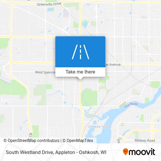 South Westland Drive map