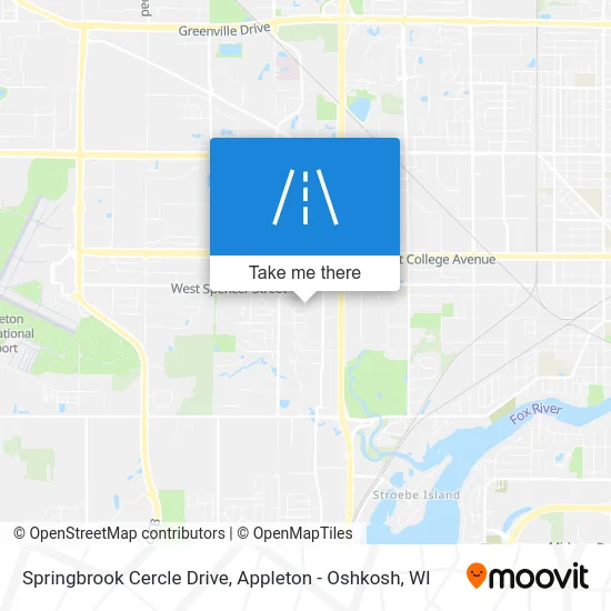 Springbrook Cercle Drive map
