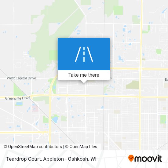 Mapa de Teardrop Court