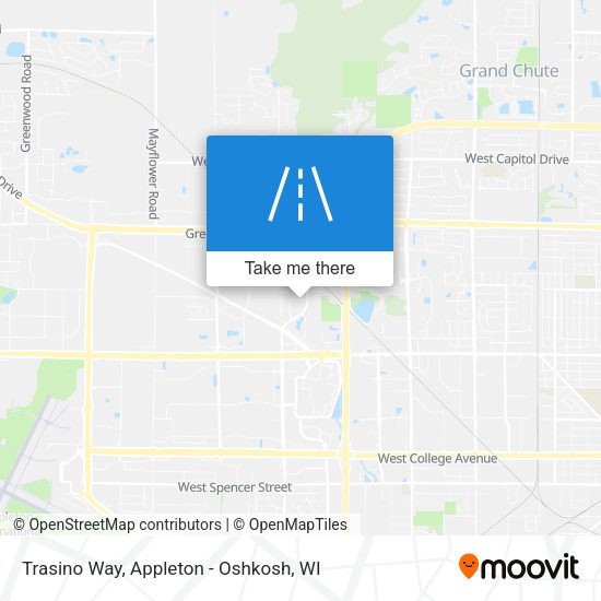 Trasino Way map