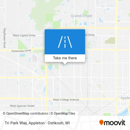 Tri Park Way map