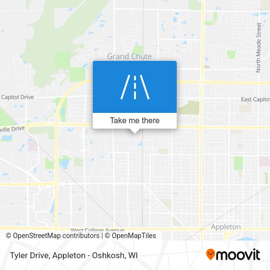 Mapa de Tyler Drive