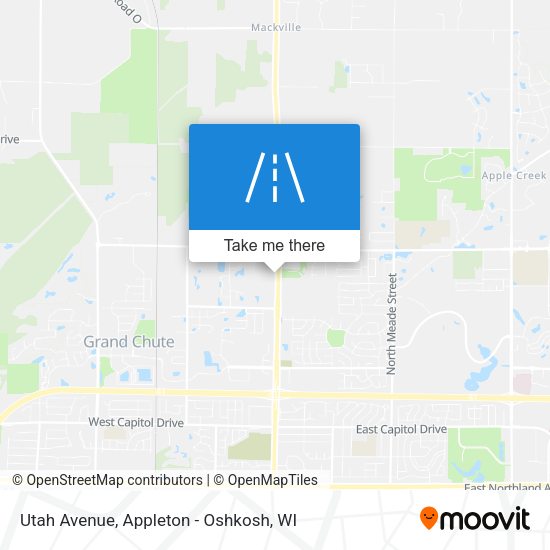 Utah Avenue map