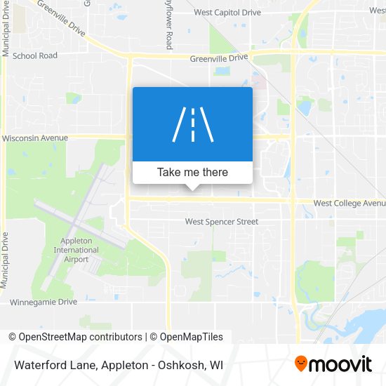 Mapa de Waterford Lane