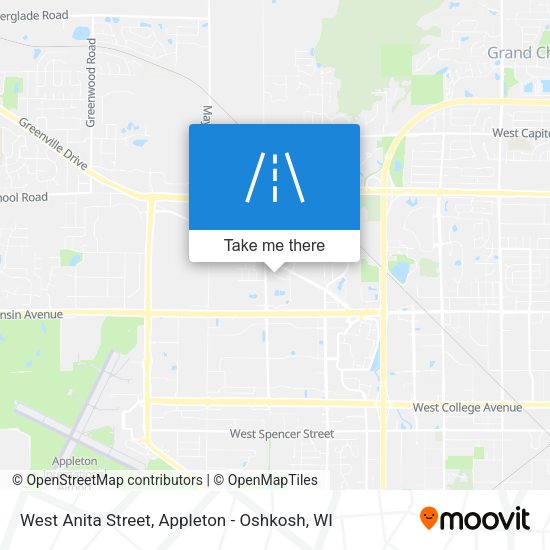Mapa de West Anita Street