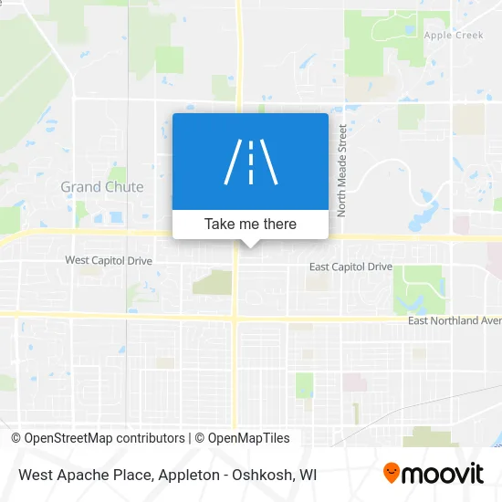 West Apache Place map
