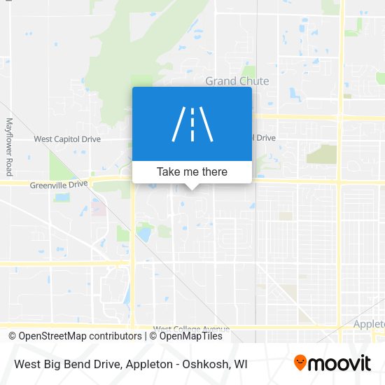 West Big Bend Drive map